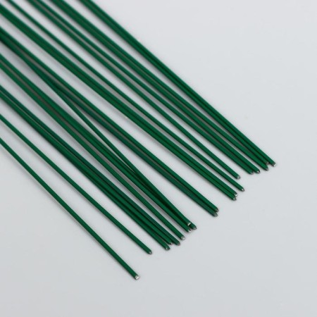 Wire for creativity varnished "Blumentag" 0.95 mm, 20 pcs, 40 cm, green-1
