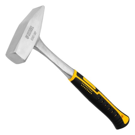 Denzel 10405 locksmith hammer, all -metal, two -component handle, 800 g-1