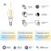 Smart lamp Gauss Iot Smart Home E14 4.5W 495lm Wi-Fi (Pack.: 1pc) (1280112)