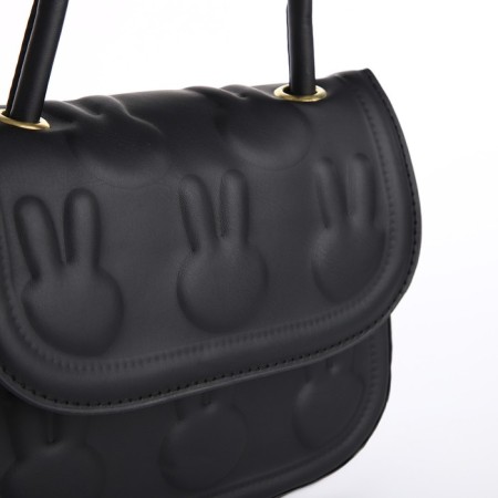 Youth bag on magnet, black color-4