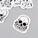 Stickers Stickers for Scrapbooking "Skull" 9-353