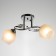 Svetogor chandelier "Adele" 2x40W E27 chrome