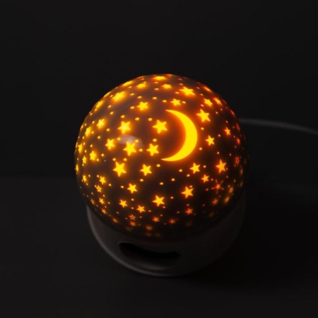Light device "Star Sky" 12 cm, speaker, removable hemisphere, glow RGB, 220 V-5