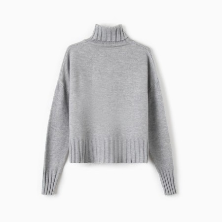 Women's sweater, gray color, one size (46-50)-4