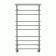 Water towel Terminus "Vatra" P10, 500x800 mm, lower connection, chrome