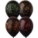 Shar Latex 14 "Silkography", 25 pcs., Black, mix