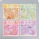 Plastic sticker 2 sheets "Princess Outfits" MIX 23.8x26.6 cm