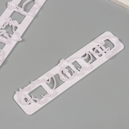 Cutters for polymer clay "dinosaurs" set 2 pcs 5.8x21.8x0.8 cm-1