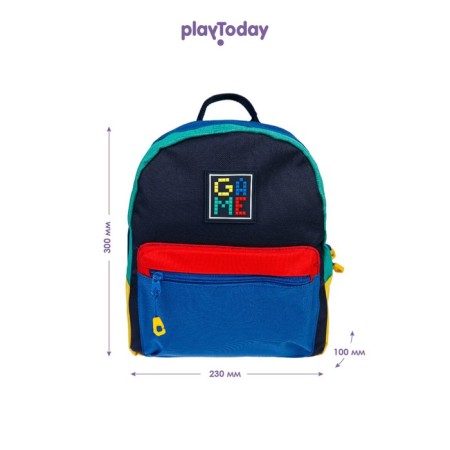 A backpack for a boy PlayTode, size 30x23x10 cm-8