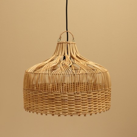Ceiling Lamp from the rattan "Ju" 1x120W, E27, 42x42x32 cm-2