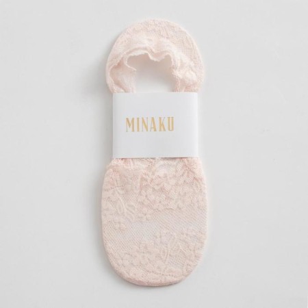 Invisible socks female "flowers", size 36-37 (23 cm)-2