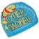 Swiming hat for children's Onlytop "shell", fabric, girth 46-52 cm