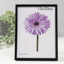 Photo frame plastic LIDA 15x20 cm black
