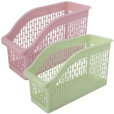 Storage basket universal multidide, size 29.5x12x17 cm, mix