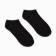 A set of men's socks (3 pairs) shortened, black color, size 40-44