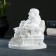 Figure "Hote in the chair" White 12x12.5x14cm