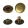 Button 1.2 cm, color gold, packaging 100 pieces