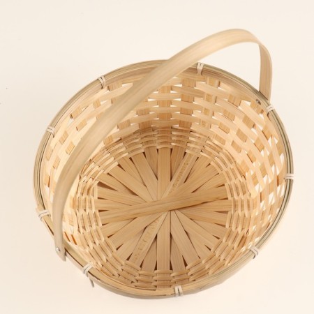Wicker basket, 26x12/30 cm, bamboo-3