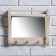 Shelf with a mirror and 3 hooks 27x24x8.5 cm