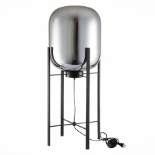 The floor lamp ST LUCE. SL1050.715.01. Burasca. 1x40 W, E27, 38x38x92 cm, black color