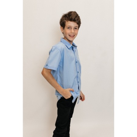 Surchachka upper for ISEE boys, height 134-140 cm, blue color-8