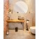 Floor stand for albany toilet, black color
