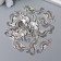 Decor Metal for creativity "Sea Horse" silver G142B709 2.9x1.2 cm
