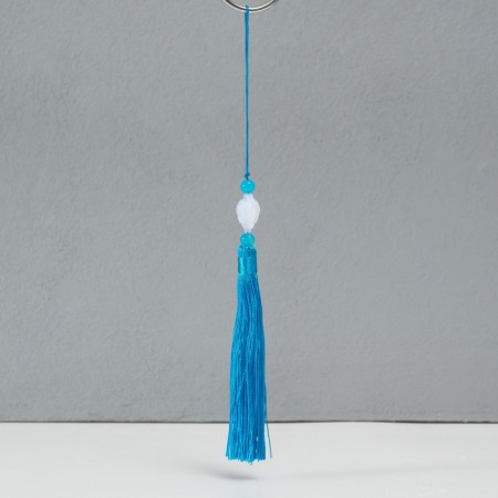 Suspension textiles, plastic "Brush. Lotus" Blue 1.2x2.7x14.5 cm-1