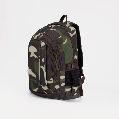 Tourist backpack, 24 l, lightning department, 2 outer pockets, ZFTS, Camouflage color