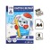 White cardboard A4, 8 sheets are bilateral, coated, block 230 g/m2, Extra is white