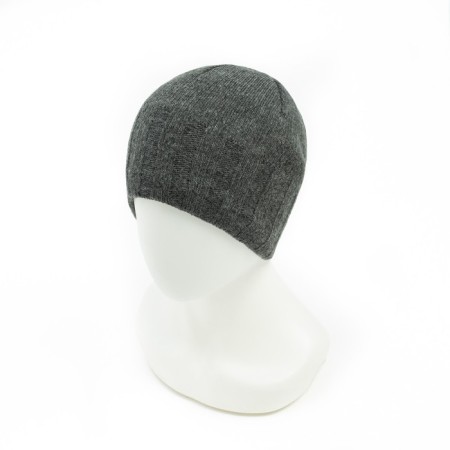 Male Winter hat, color dark mix, size 56-58-3