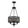 Cel and chandelier FR4166-PL-03C-BL CONTE, 360x360x1630 mm, E27, 3x60W, brown color