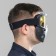 Mask glasses for motor vehicles, collapsible, yellow glass, black color