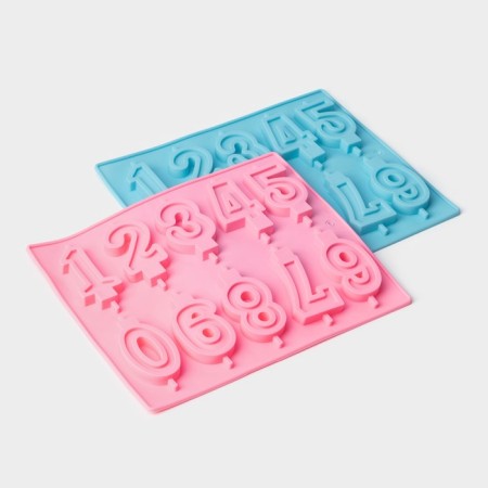Baking uniform “Figures”, silicone, 26 × 21 cm, 10 cells (7 × 4 cm), color mix-7