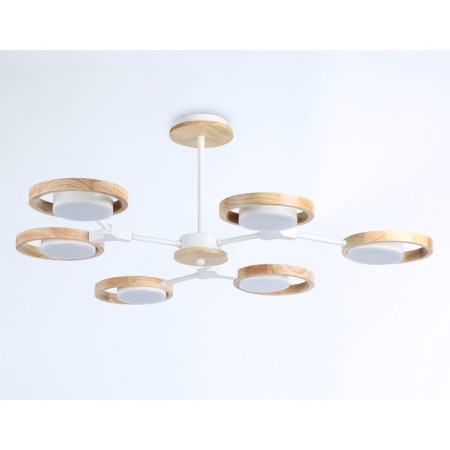 LED LED suspended Ambrella Light, Linetech, FL51615, 6XLED, 42 W, 3150LUM, 3000-6400K, white, light tree color-4