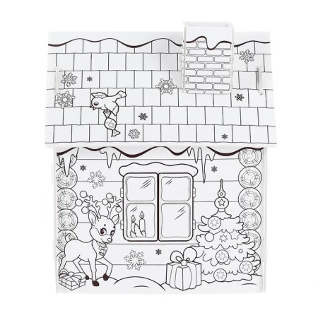 House-coloring 3 in 1 "New Year dance"-1