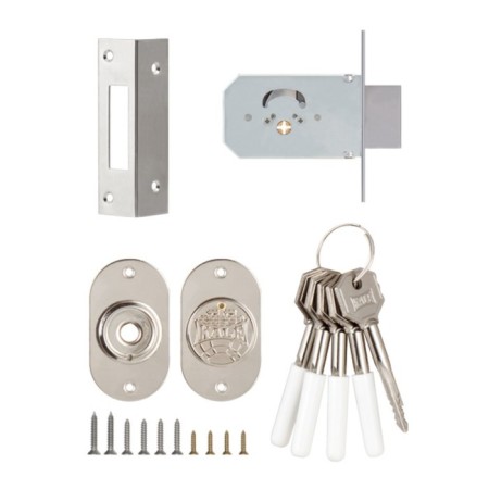 Cross -shaped Castle Castle Kale 156/F, 45 mm, 5 keys-2