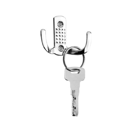 Hook furniture tundra TKD011, two -rod, chrome-2