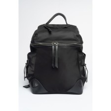 Рюкзак женский, текстиль, Ludor черный, 38х14х34 см