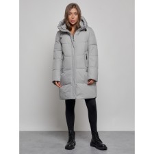 Coat insulated winter female, size 50, color gray