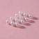 Sewing pearls, d = 6 mm, 250 g, white color