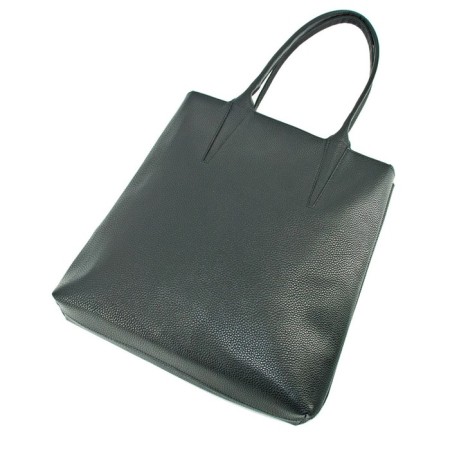 Women's bag B2816-00140, Black, genuine leather color, 31x8x33 cm-1