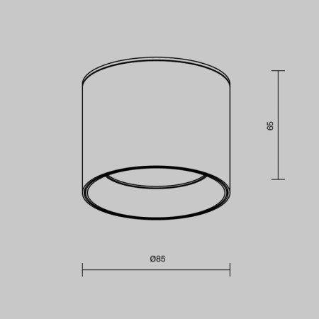 Technical C096CL-GX53-W, GX53, 1x15 W, 85x85x65 mm, white lamp-5