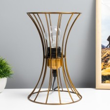 E27 40W Gold 16x16x23cm Risalux desktop