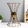 E27 40W Gold 16x16x23cm Risalux desktop