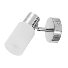 Bra Spot 03615/1 1x60W E14 Chrome/White 14x14x14 cm