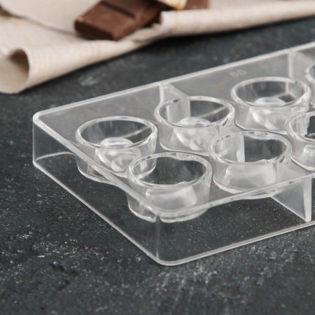 Form for chocolate and confesses "conferes", 10 cells, 20 × 12 × 2.5 cm, cell 3 × 1.5 cm-1