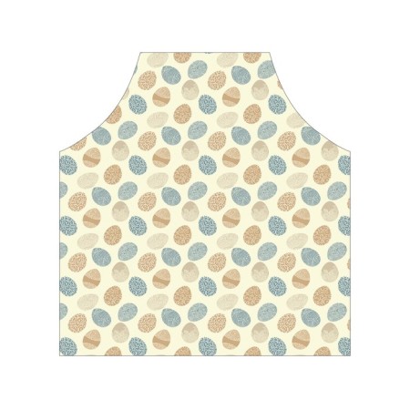 Apron kitchen with a photo print "Easter eggs", adjustable, size OS-2