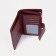Women's wallet on a magnet, burgundy color