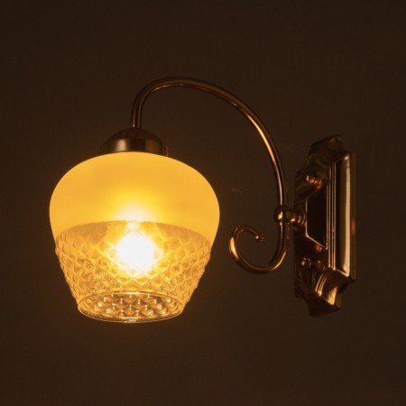 Bra "Abby" 1x60W E27 gold 23x12x18cm-2
